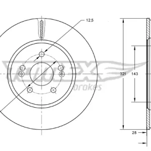 TOMEX Brakes TX 73-32 - Bremsscheibe Online Kaufen